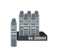 Dove Men+Care Fresh 48hr Anti-Perspirant Deodorant Spray 6x 200 ml
