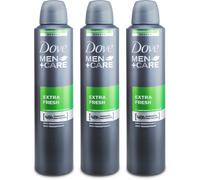 3 Pack Dove Men+Care 48H Anti-Perspirant Extra Fresh Deodorant, 250ml