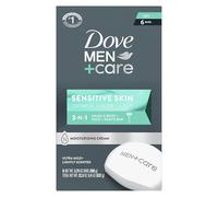 Dove Men+Care Hand & Body Face + Shave Bar Sensitive Skin 6 Count for sensitive skin 3.75 oz