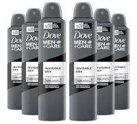 Dove Men + Care Invisible Dry Antiperspirant Deodorant Aerosol 250 ml - Case of 6
