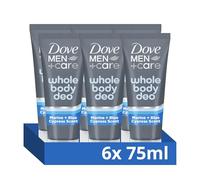 Dove Men+Care Marine & Blue Cypress Whole Body Deodorant Cream 0% aluminium deodorant for men for all-day odour control 75 ml