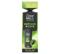 Dove Men+Care Refresh+Care Body Wash & Socks Gift Set 3-in-1 hair, face & body wash and socks in a stylish cracker perfect gifts for men 1 piece