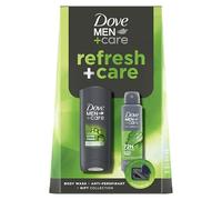 Dove Men+Care Refresh+Care Duo & Manicure Gift Set body wash, anti-perspirant, tweezers and nail clippers perfect gifts for him 2 piece