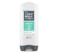Dove Men+Care Sensitive 3-in-1 Hair, Face and Body Wash Body Cleanser shower gel with 24 hour nourishing MicroMoisture technology for healthier, smoother-feeling skin 6x 400 ml
