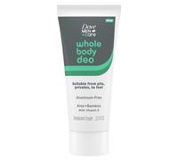 DOVE MEN + CARE Whole Body Deo Aluminum-Free Deodorant Cream Aloe + Bamboo Suitable from Pits Privates to Feet 2.5 fl oz