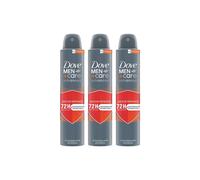 3x 'Anti-Perspirant' Men+Care Anti-Bac 72H Deo, 200ml Dove Grey One Size