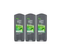 Dove Men's+Care 'Body & Face Wash' Extra Fresh, Refreshing, 3x400ml in Grey