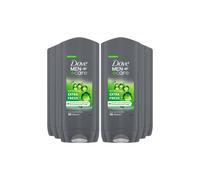 Dove Men+Care Refreshing Extra Fresh 3-in-1 Hair, Body and Face Wash Body Cleanser shower gel with 24 hour nourishing MicroMoisture technology for healthy and smooth skin all day 400 ml