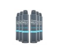Dove Men's+Care Classic 'Antiperspirant' 48H Sweat Protection Deo 200ml, 6Pack in White