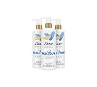 Moisture Boost 'Body Cleanser' with Hyaluronic Acid, 3x 517ml Dove White One Size