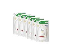 Dove Moisturising Liquid 'handwash' Nourishing Silk, 6X500Ml In White White One Size