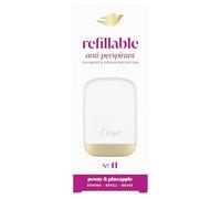 Dove No. 41 Peony & Pineapple Anti-Perspirant Starter Kit women's antiperspirant stick styled to last with 72h odour protection, with Dove's signature care, dermatologically tested, 1 x 35 ml refill