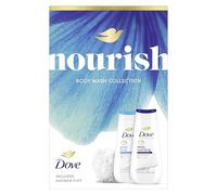 Dove Nourish Duo Gift Set 2 body washes and a shower puff perfect for any occasion 2 piece