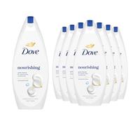 Dove Nourishing Body Wash 0% Sulfate SLES for Softer & Smoother, 8x225ml