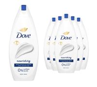 Dove Nourishing Body Wash 0% Sulfate SLES for Softer & Smoother Skin 225ml, 6 Pk