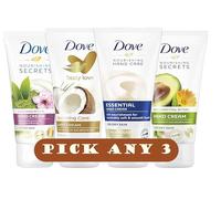 Dove Nourishing Hand Cream for Dry Skin 75ml | Pick Any 3 | Restoring Care, Invigorating Ritual, Awakening Ritual & Essential Care | 3 x 75ml