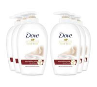 Dove Nourishing Hand Wash Liquid Soap Lotion Fine Silk Soap Dispenser, 6-Pack (6 x 250 ml)