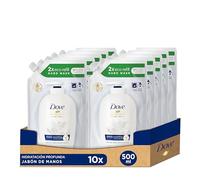 Dove Nourishing Hand Wash Lotion Rich Care Liquid Soap in Refill Bag with 5 Moisture Complex for Soft and Groomed Hands 500 ml Pack of 10