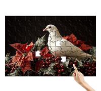Dove of Peace Jigsaw Puzzles for Adults 1000 Pieces, Plant Jigsaw Puzzles for Adults, Family Educational Colourful Fun with Box, Challenging Creative Impossible Puzzle, Room Decor Gift for Women A-8