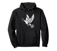 Dove Of Peace Olive Branch Spiritual Pullover Hoodie