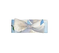 Dove Olive Branch Baby Bow Headband-Soft Stretchy for 0-6 Months