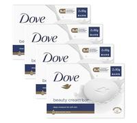 Dove Orginal Beauty Cream Bar 3 in 1 Cleanses, Moisturises and Nourishes Sulphate-Free Bath Soap for Soft and Smooth Skin, Suitable for Daily Use 2x90g, 4 Pack