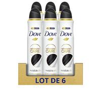 DOVE Original Advanced Care Deodorant for Women, Antiperspirant Spray, White Spot Technology, Nourishes the Armpits (6 x 200ml)