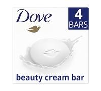 Dove Original Beauty Bar with ¼ moisturising cream soap for softer, smoother, healthier-looking skin 4x 90 g