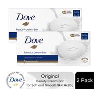 Beauty 'Cream Bar' for Soft and Smooth Skin 90g, 3pk Dove White One Size