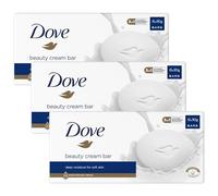 Dove Original Beauty Soap Bar, 30 Pack Gentle Cleansing Bar with Moisturising Cream, Softens, Smooths & Nourishes Skin, Suitable for Face, Body & Hands, All Skin Types, Total 180 Bars of 90g each