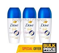 Dove Original Roll-On Antiperspirant Women 72H Protection Advanced Care 3-Pack