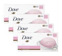 Dove Pink Beauty Cream Bar for Soft & Smooth Skin, Moisturising, 90g x 4