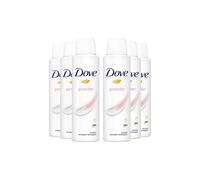 Dove Powder Deodorant Anti-Perspirant Spray , 0% ALCOHOL , 150mL , 6 PACK
