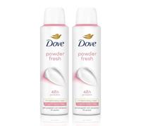 Dove Powder Deodorant Anti-Perspirant Spray , 0% ALCOHOL , 150mL , 6 PACK