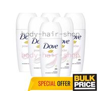 Dove Powder Roll-On Deodorant 48H Powerful Protection Sweat Odor 50ml 6-Pack