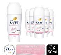 Dove Powder Roll On Anti-Perspirant up to 48H Sweat & Odour Protection, 12x50ml