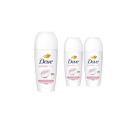 Dove Powder Soft Roll On Anti-Perspirant With 48H Long Lasting Fragrance 50Ml,3Pk In White White One Size
