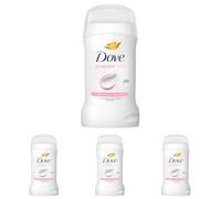 Dove Powder Soft Women's Antiperspirant Deodorant Cream Stick for 48 hour sweat protection and long-lasting fragrance with ¼ moisturising cream 50 ml (Pack of 4)