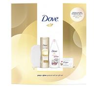Dove Prep and Glow Gradual Self Tan Collection with Body Mitt Gift Set for women 3 piece