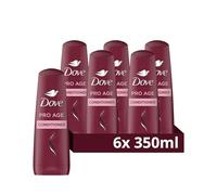 Dove Pro-Age Conditioner nourishes to restore fullness and strength for up to 75% less breakage* for brittle hair repair 6x 350 ml