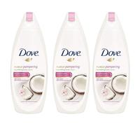 DOVE Purely Pampering Nourishing Body Wash 500ml Pack of 3 | Coconut Milk with Jasmine Petals Shower Gel | Deep Cleanser