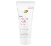 Dove Raspberry & Rose Whole Body Deodorant Cream 0% aluminium deodorant with vitamin B3 for all-day odour control 75 ml