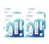 Dove Relax Trio Gift Set for Women with Hydrating Bodywash, Nourishing Body Lotion & Classic Antiperspirant Deodorant, 4 pack - Complete Self-Care Bundle Skincare Gift