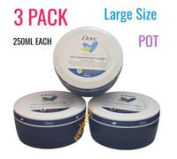 Dove Rich Nourishment Cream Face Body 72H Moisture 3x 250ml skincare routine