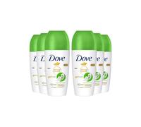 Dove Roll On Women's 'antiperspirant' Cucumber 72H Lasting, 6X 50Ml In White White