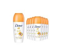 Dove Advanced Care Go Fresh Passion Fruit Scent Anti-perspirant Deodorant pack of 6 with Triple Moisturising technology roll-on for 48 hours of protection 50 ml