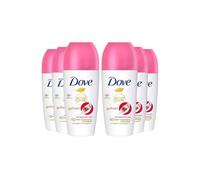 Dove Roll On Women's 'antiperspirant' Pomegranate 72H Lasting, 6X 50Ml In White White