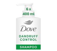 Dove Scalp + Hair Therapy Dandruff Control Shampoo hair care with Salicylic Acid, Piroctone and Panthenol for up to 100% flake-free scalp 400 ml - Pack of 6