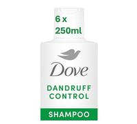 Dove Scalp + Hair Therapy Dandruff Control Shampoo hair care with Salicylic Acid, Piroctone and Panthenol for up to 100% flake-free scalp 250 ml - Pack of 6