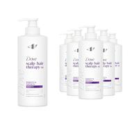 Dove Scalp+ Hair Therapy Density and Growth Shampoo 400ml, 6 Pack - Strengthening Anti Hair Fall Formula with Amino Complex and Biotin for Visibly Thicker and Fuller Looking from Root to Tip
